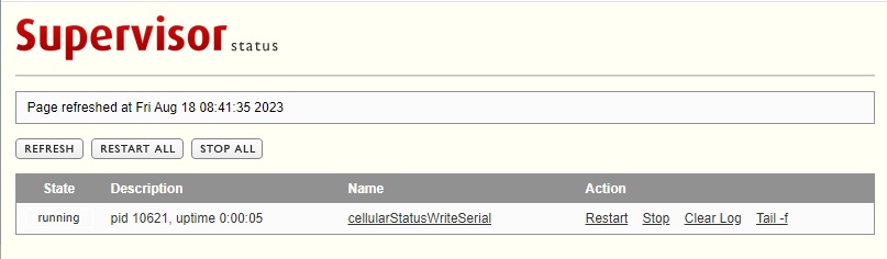 Router Milesight screenshot supervisore Python