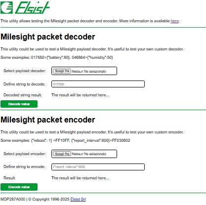 Screenshot utility MilesightEDTest