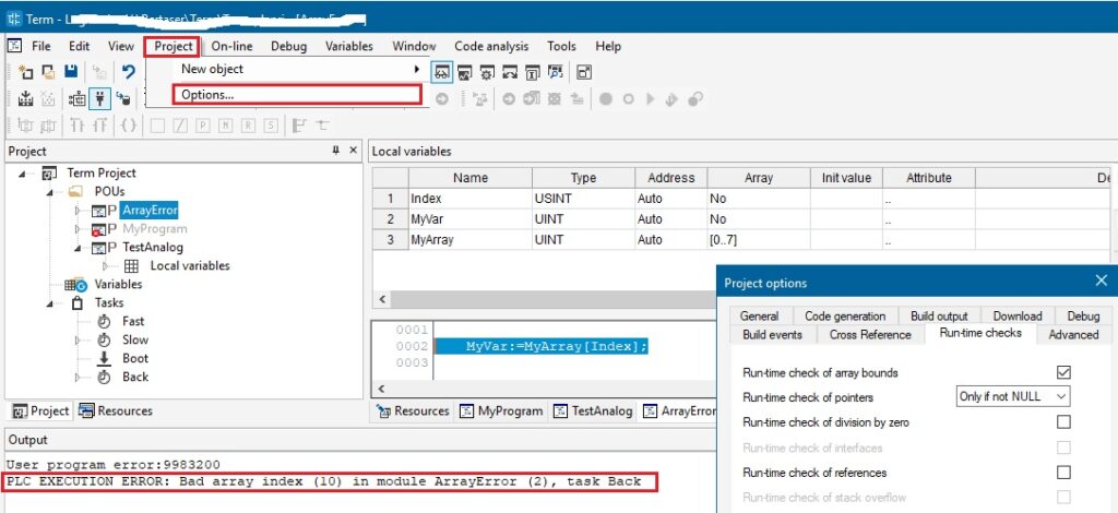 LogicLab, screenshot run time checks