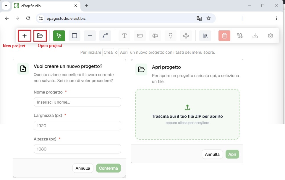 ePageStudio step 02